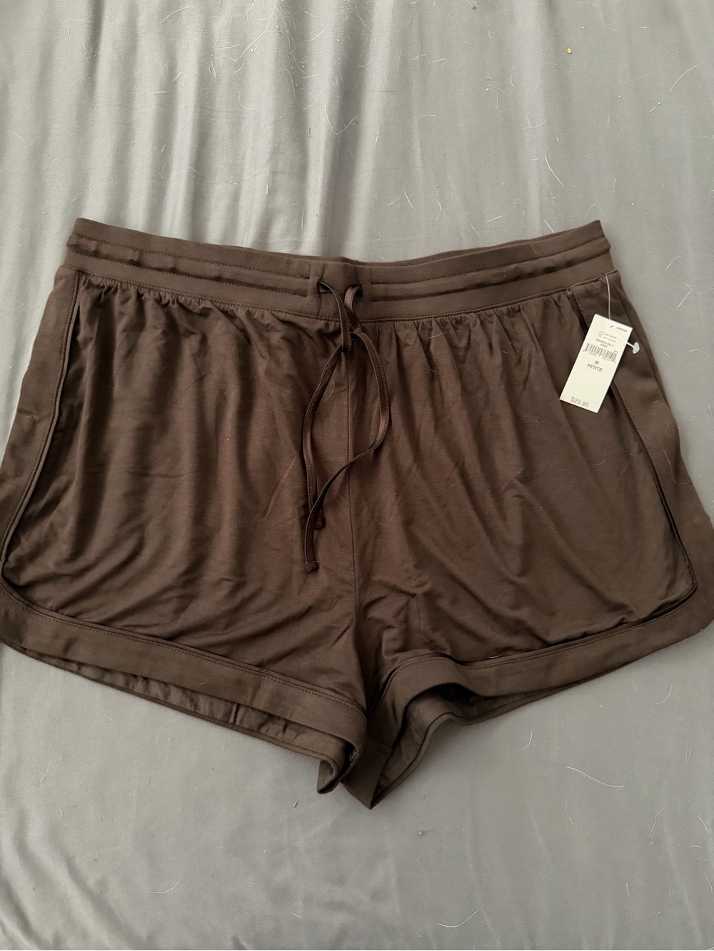 GapBody Women's Pajama Drawstring Shorts Size Medium Petite NWT
